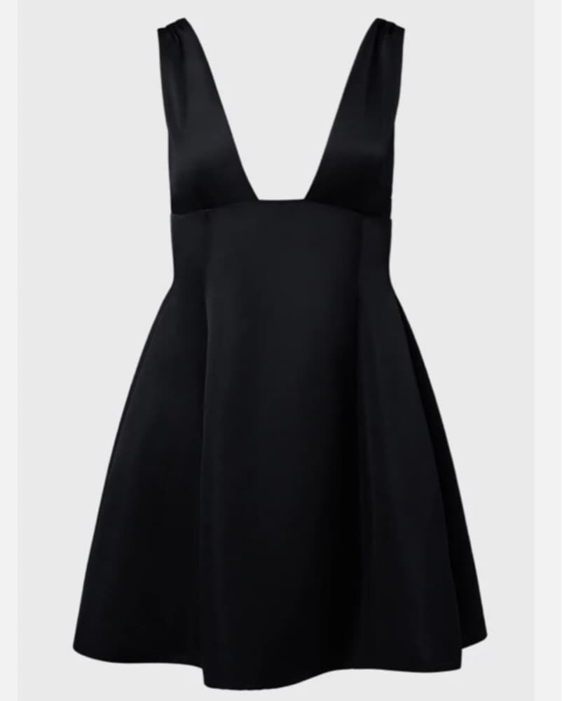 V-Neck Mini Dress - Image 3