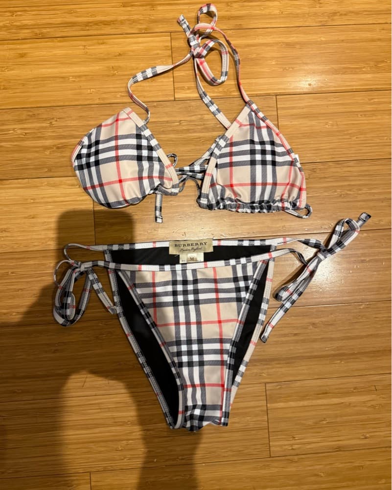 Burberry Classic Print Tan Bikini - Image 5