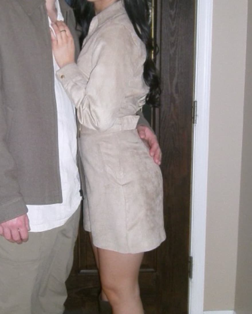 Zara Suede Dress - Image 4