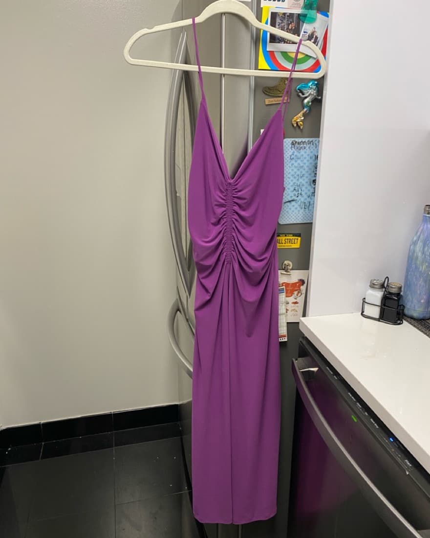 Purple Midi Dress - Image 1