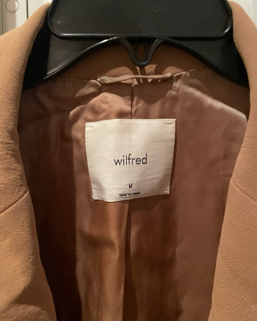 Wilfred Aritzia Brown Oversized Blazer - Image 2