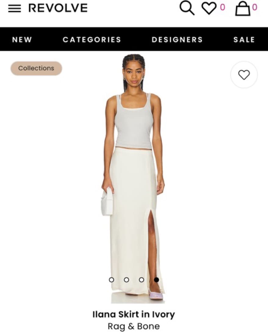 Rag & Bone Ilana Silk Skirt  - Image 1