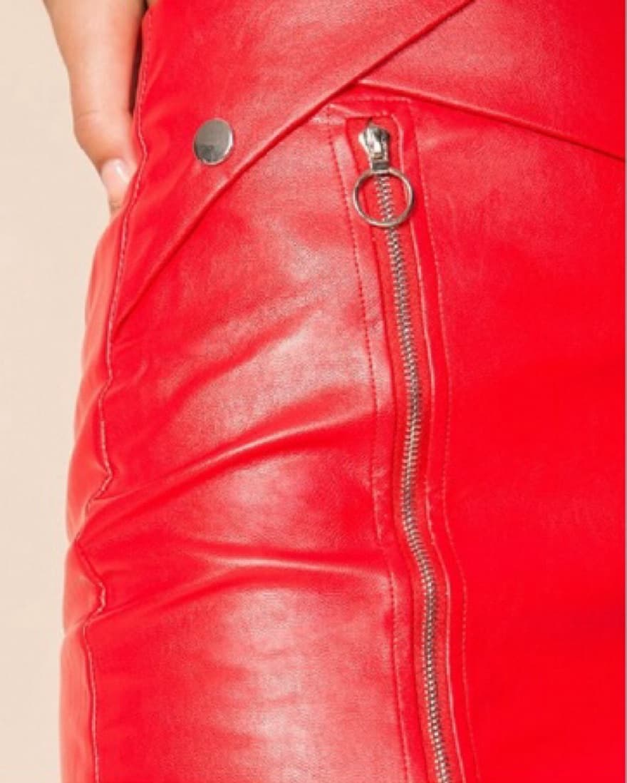 Superdown Wendy Moto Skirt - Image 4