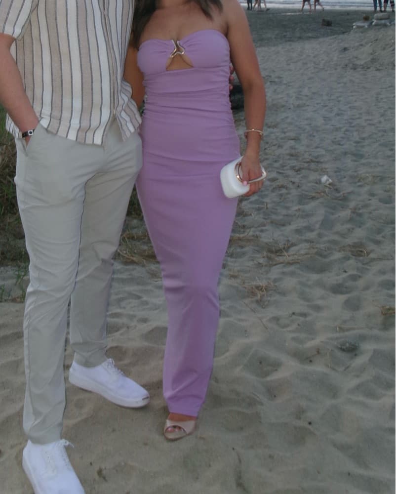 Light Purple Maxi Dress From Peppermayo - Image 1