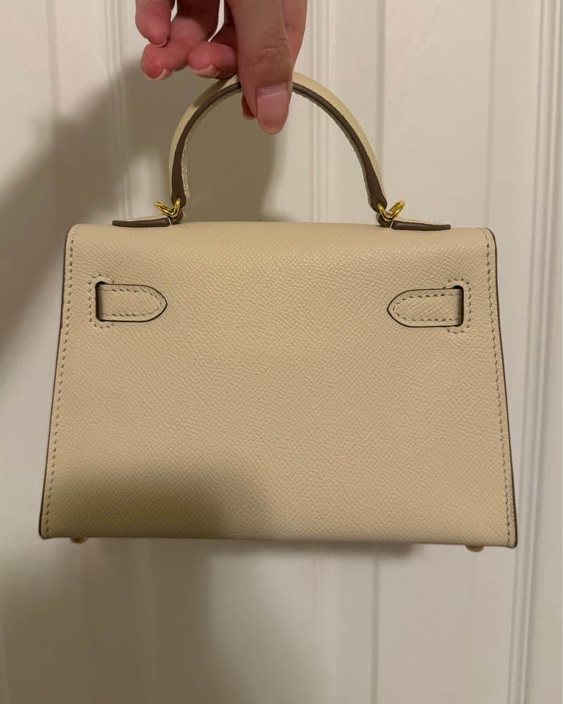 Hermes Mini Kelly Off White - Image 3