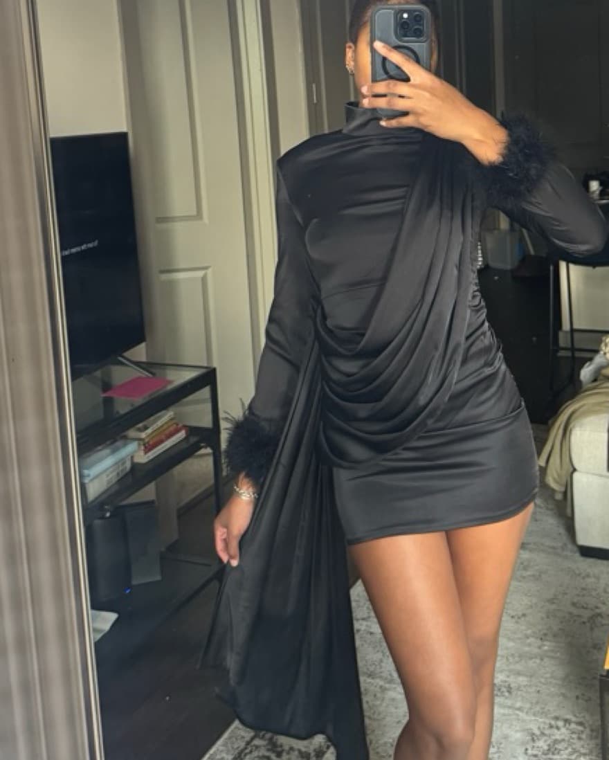 Pretty Little Thing Black Dress - Image 1