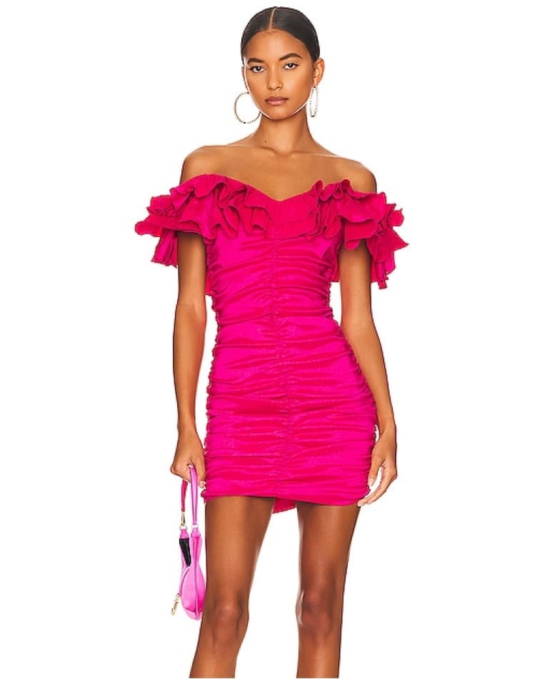 Lovers and Friends Nikolina Ruched Dress - Image 1