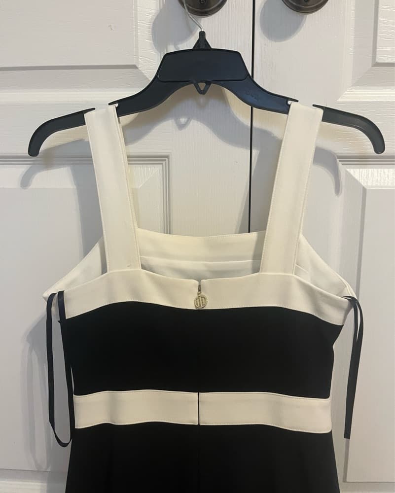 Tommy Hilfiger Navy And White Jumper 4 - Image 3