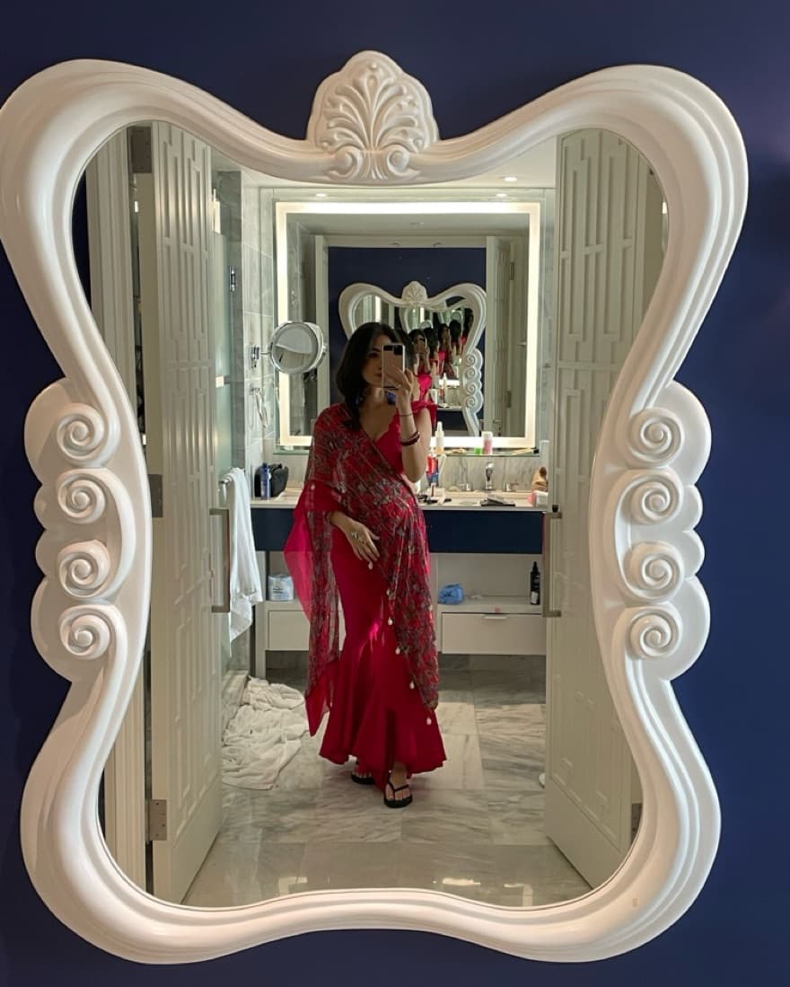 Indian - Stitched “Saree” Pants Lengha  - Image 2
