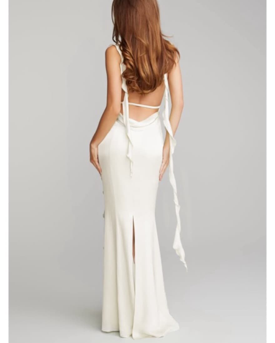 Elegant White Dress Nanajacqueline - Image 5