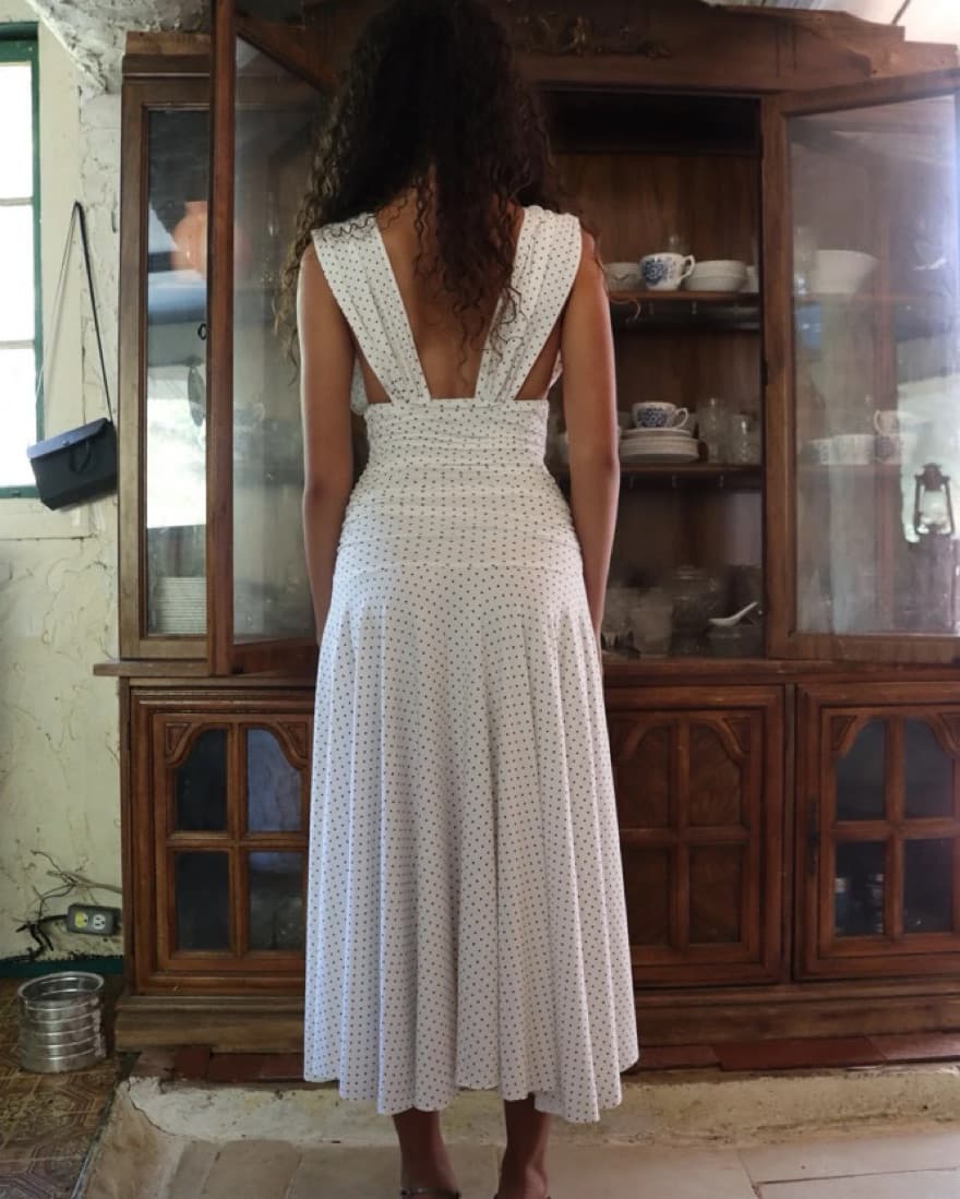 Fait Par Foutch Charlotte Dress in White - Image 4