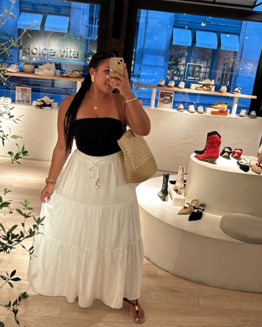 White Maxi Skirt  - Image 1