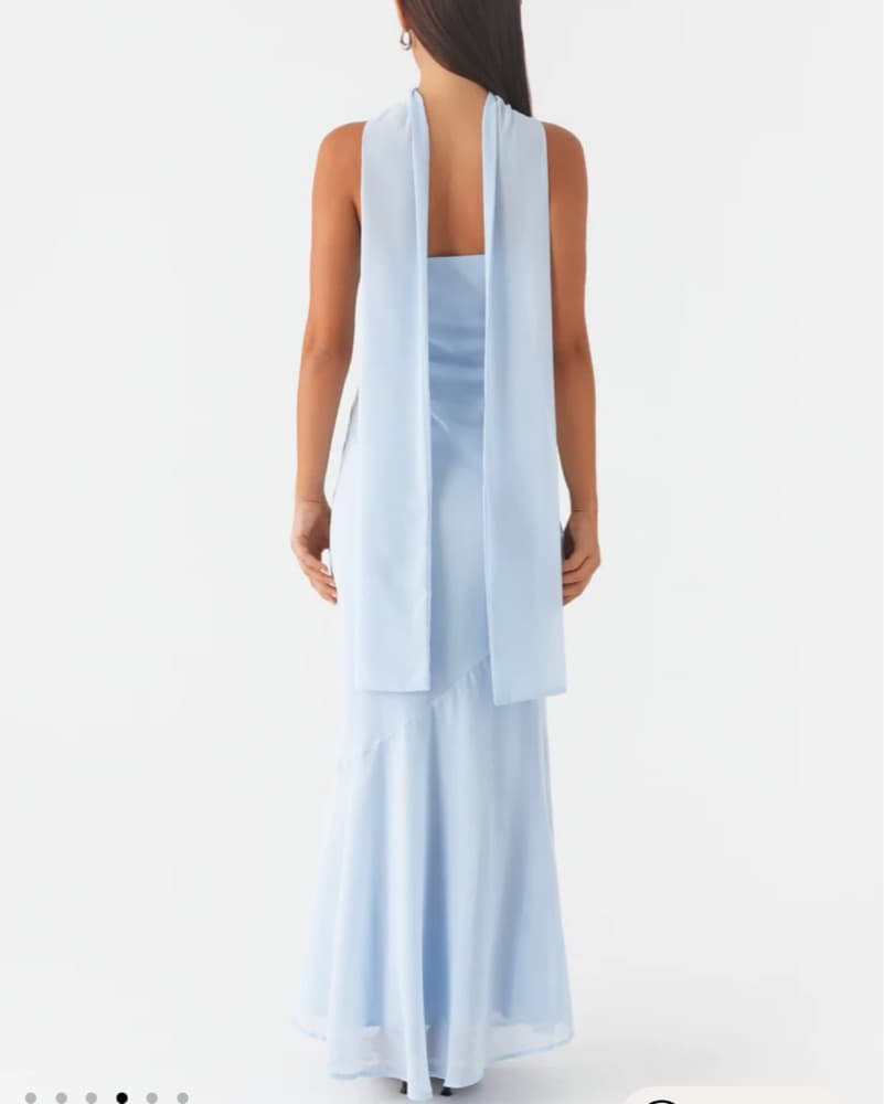 Pepper Mayo Dress with Neck Scarf - Image 3