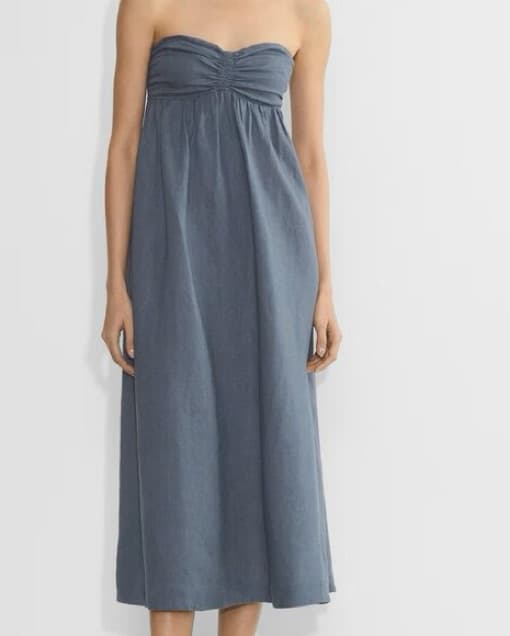 Slate Gray/ Blue Midi Dress - Image 2