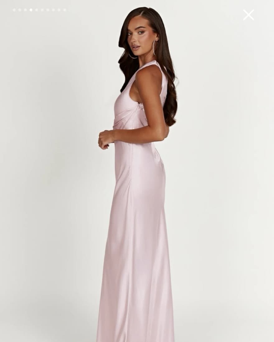 Meshki Baby Pink Bridesmaid Dress - Image 4