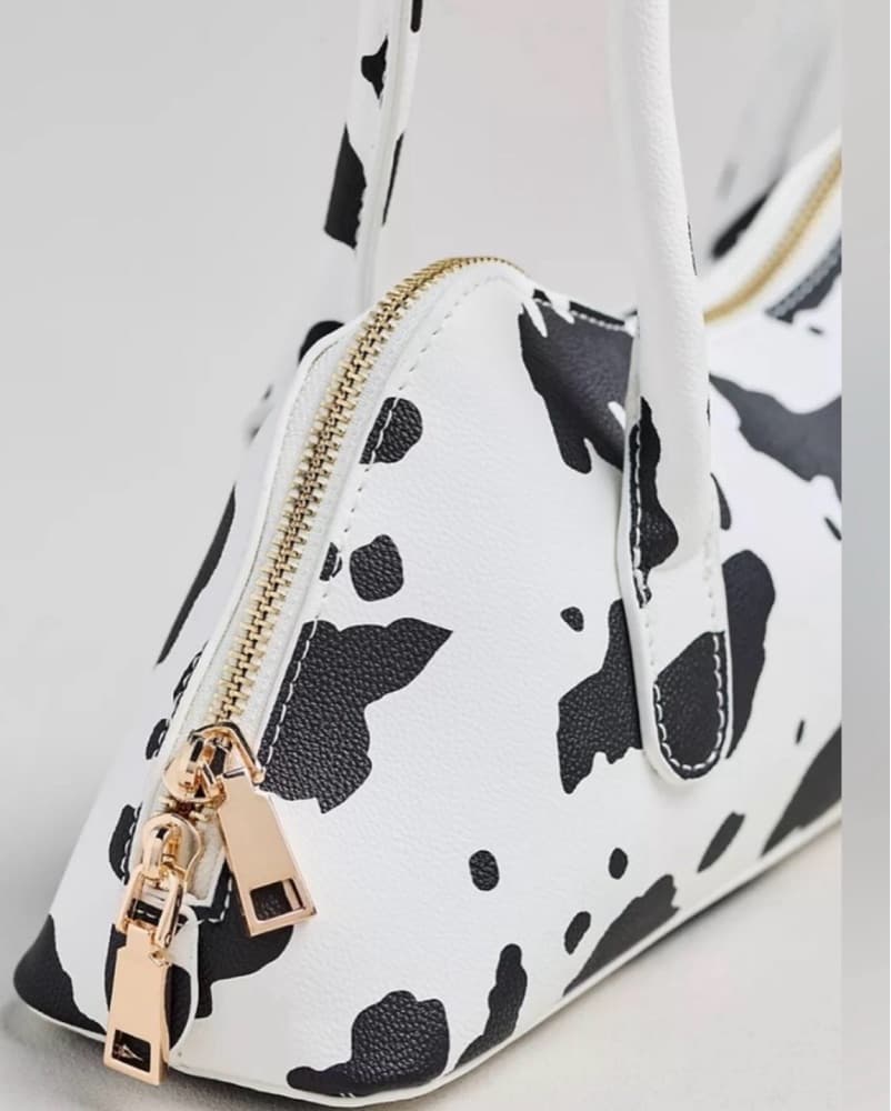 Anthropolgie Cowprint Shoulder Bag - Image 3