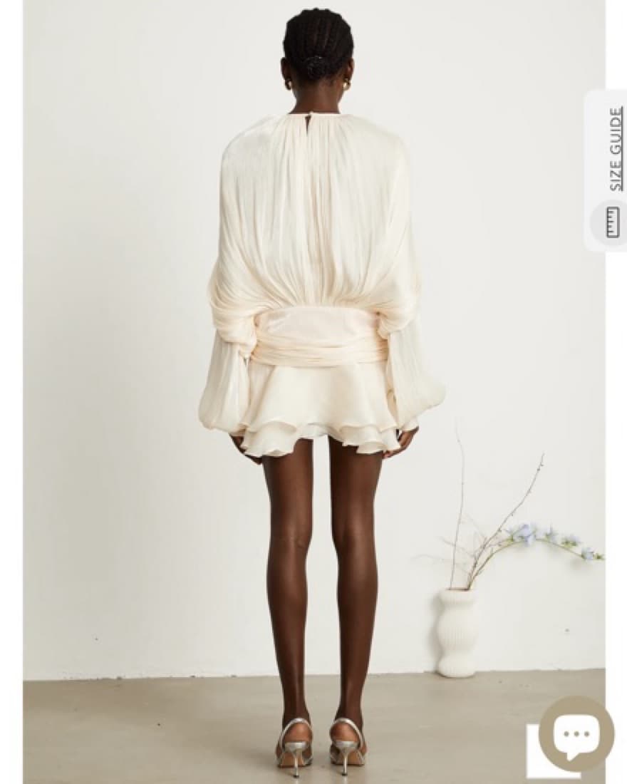 Miss Rosier Eugenie Ruffle Mini Dress - Image 3