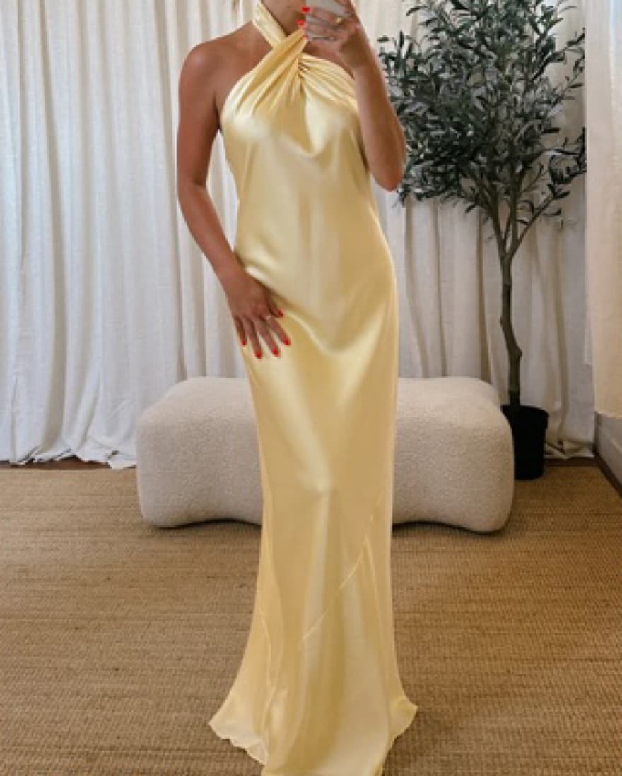 Show Me Your Mumu Halter Maxi Dress - Image 1