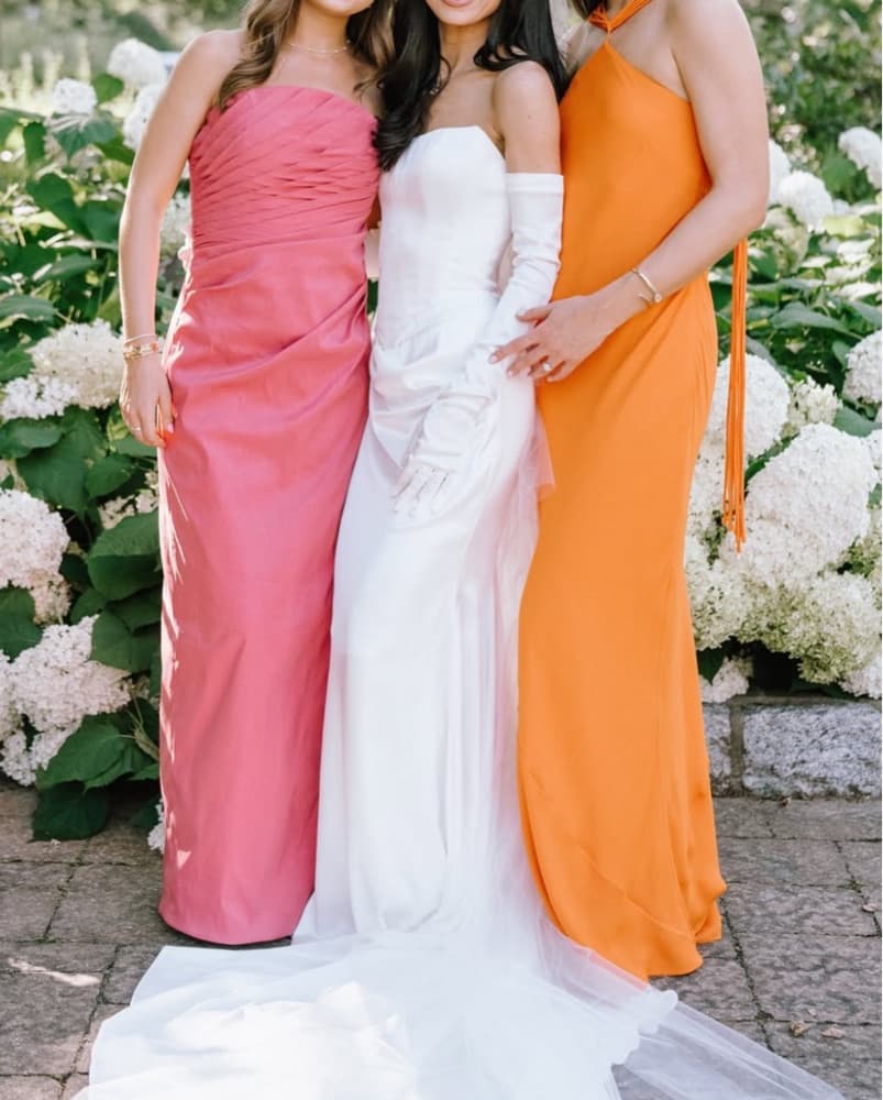 Rachel Gilbert Mira Gown In Rose - Image 3
