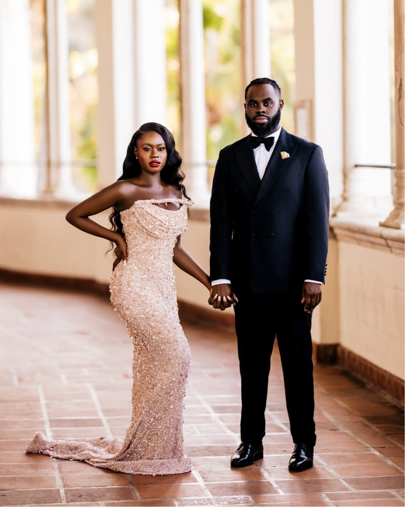 Albina Dyla Gold Dress  - Image 1