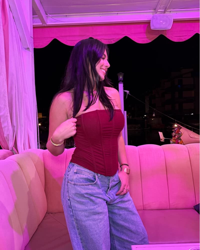 Burgundy Corset - Image 2