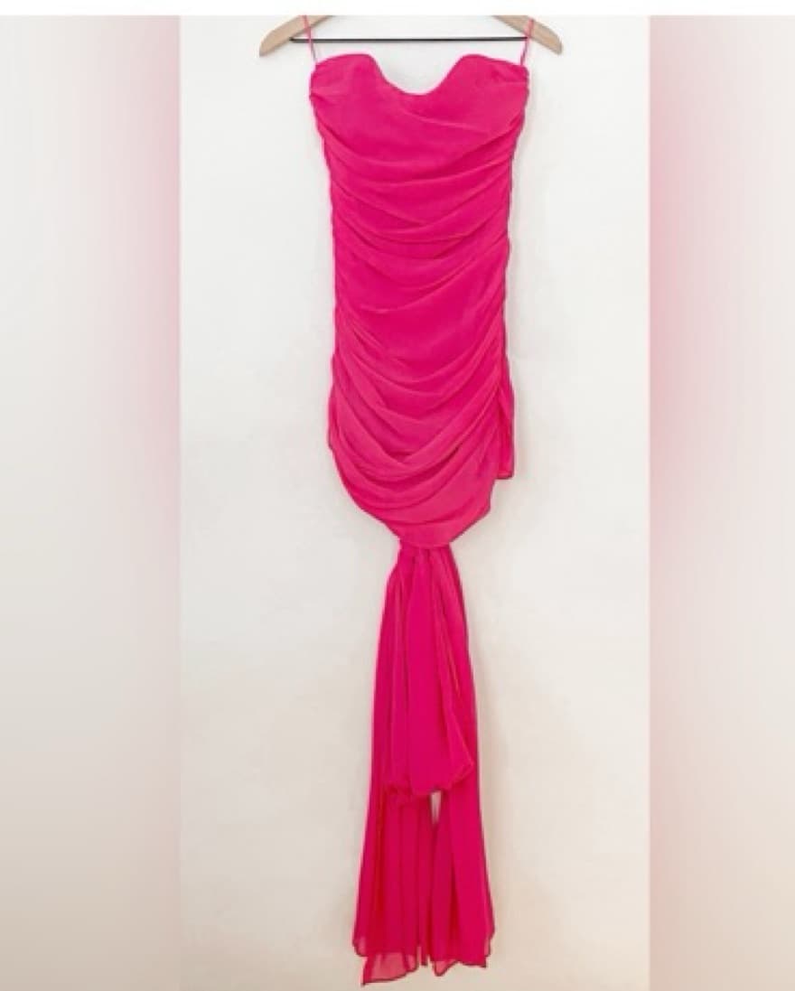 ZARA BARBIE™ MATTEL DRAPED DRESS - Image 2