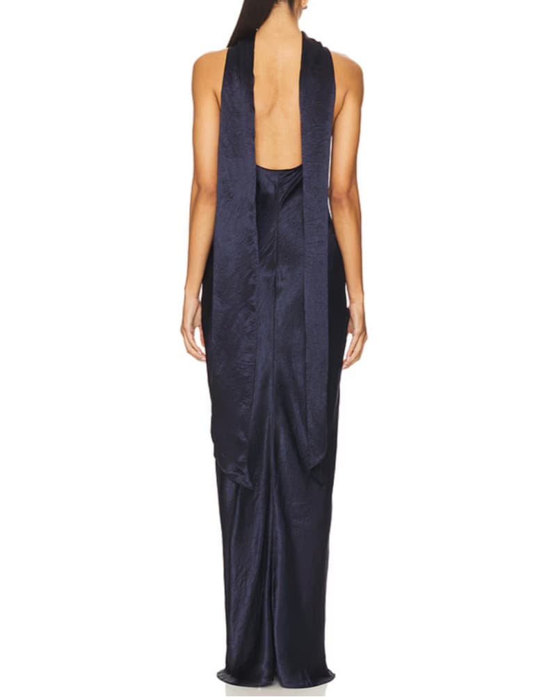 Ashton Maxi Dress in Navy - Image 2