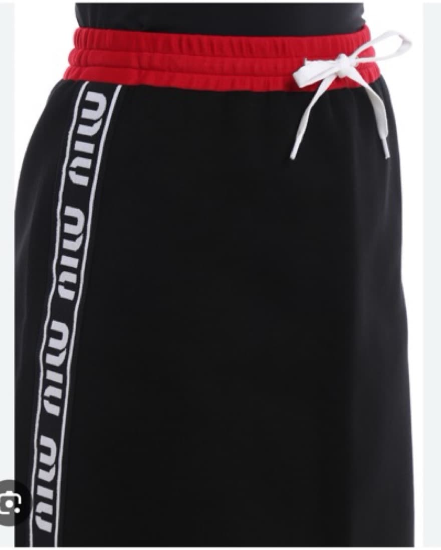 Miu Miu Techno Jersey Mini Skirt - Image 2