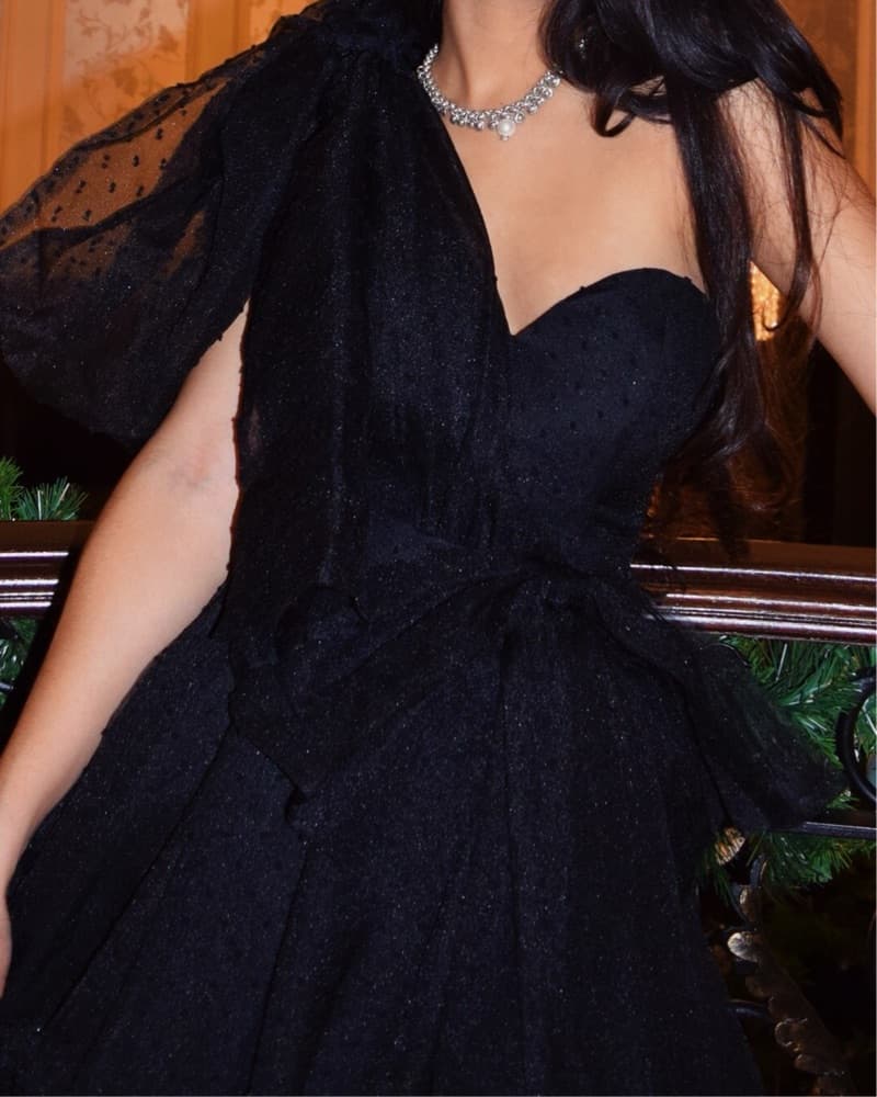 Bariano One Shoulder Maxi Dress In Black - Image 3