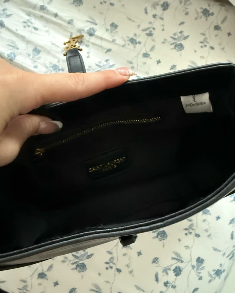 YSL Leather Handbag - Image 2