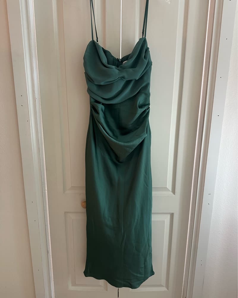 House of CB Teia Forest Draped Corset - Image 2