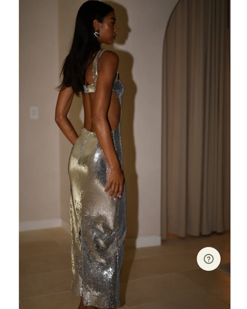 Meshki Adoria Sequin Cut Out Maxi Dress - Image 6