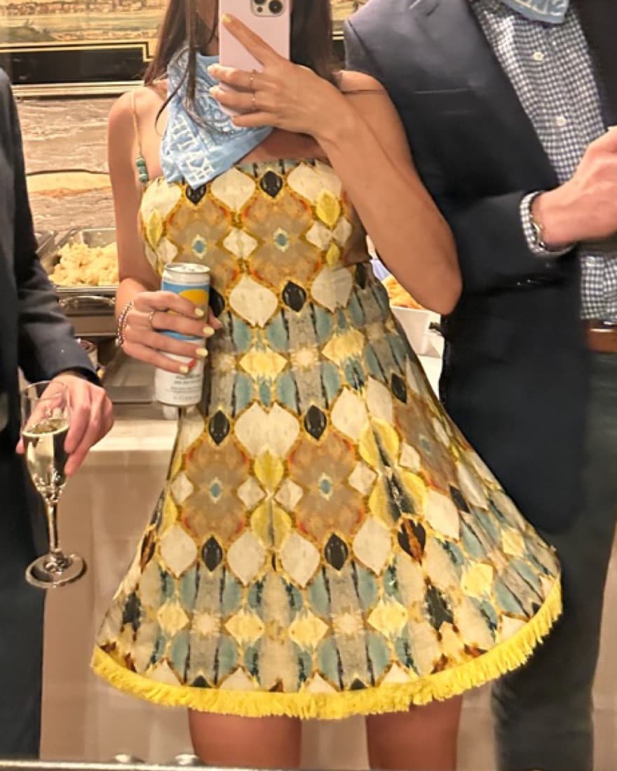 Alexis Cruz Dress In Stained Glass  - Image 5