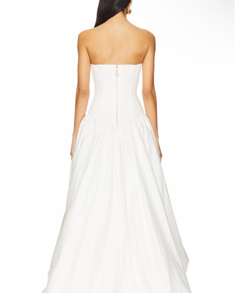 AJE White Strapless Gown - Image 2