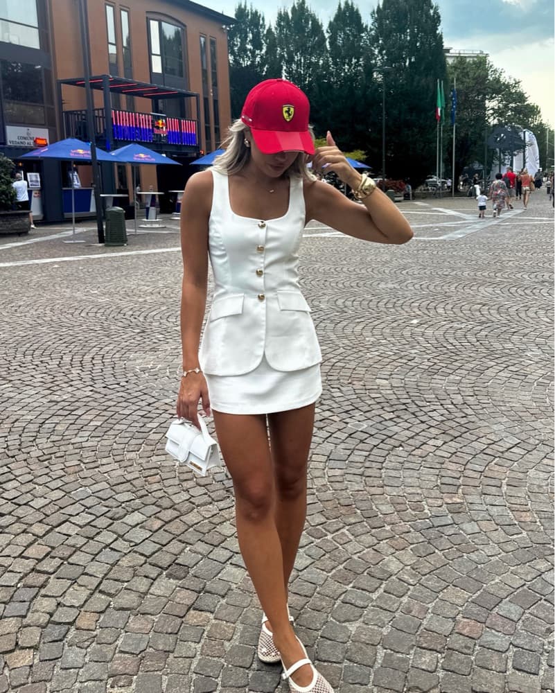 AMANDA UPRICHARD Kya Romper in Ivory - Image 2