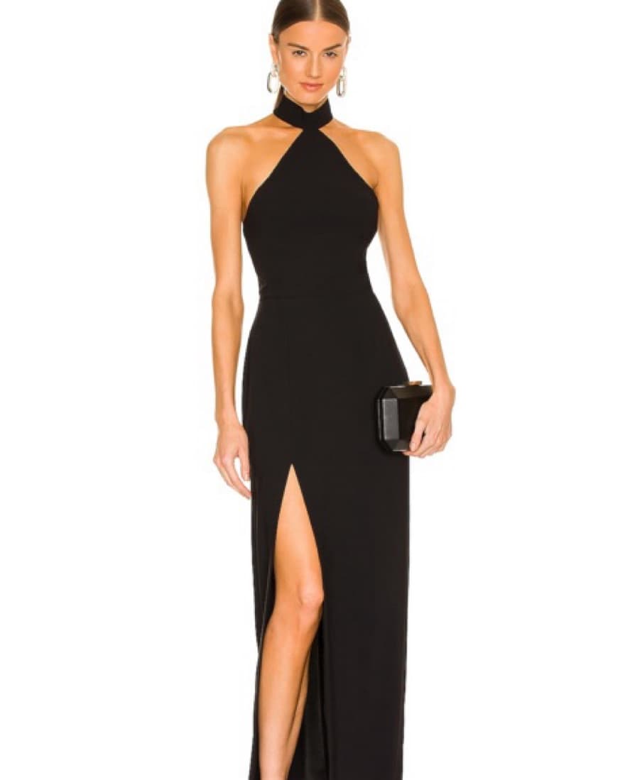 Amanda Uprichard Queen Gown Black - Image 1