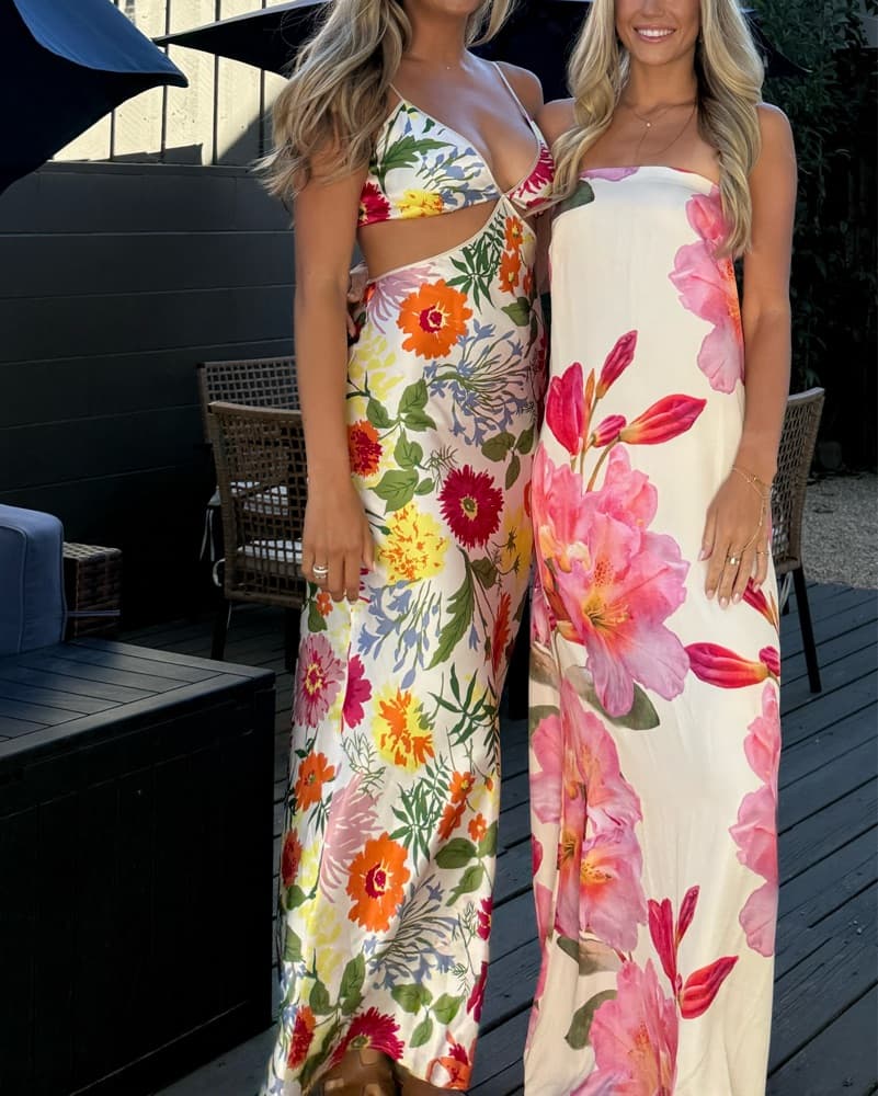 Poppies Silk Dress - Image 2