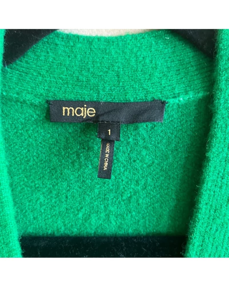 MAJE Green Cardigan - Image 4