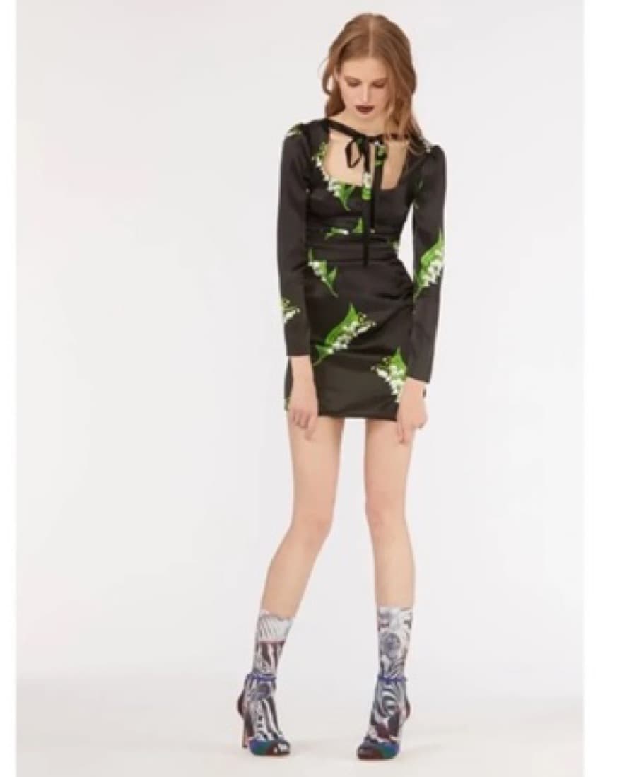 Mini Silk Dress - Image 1