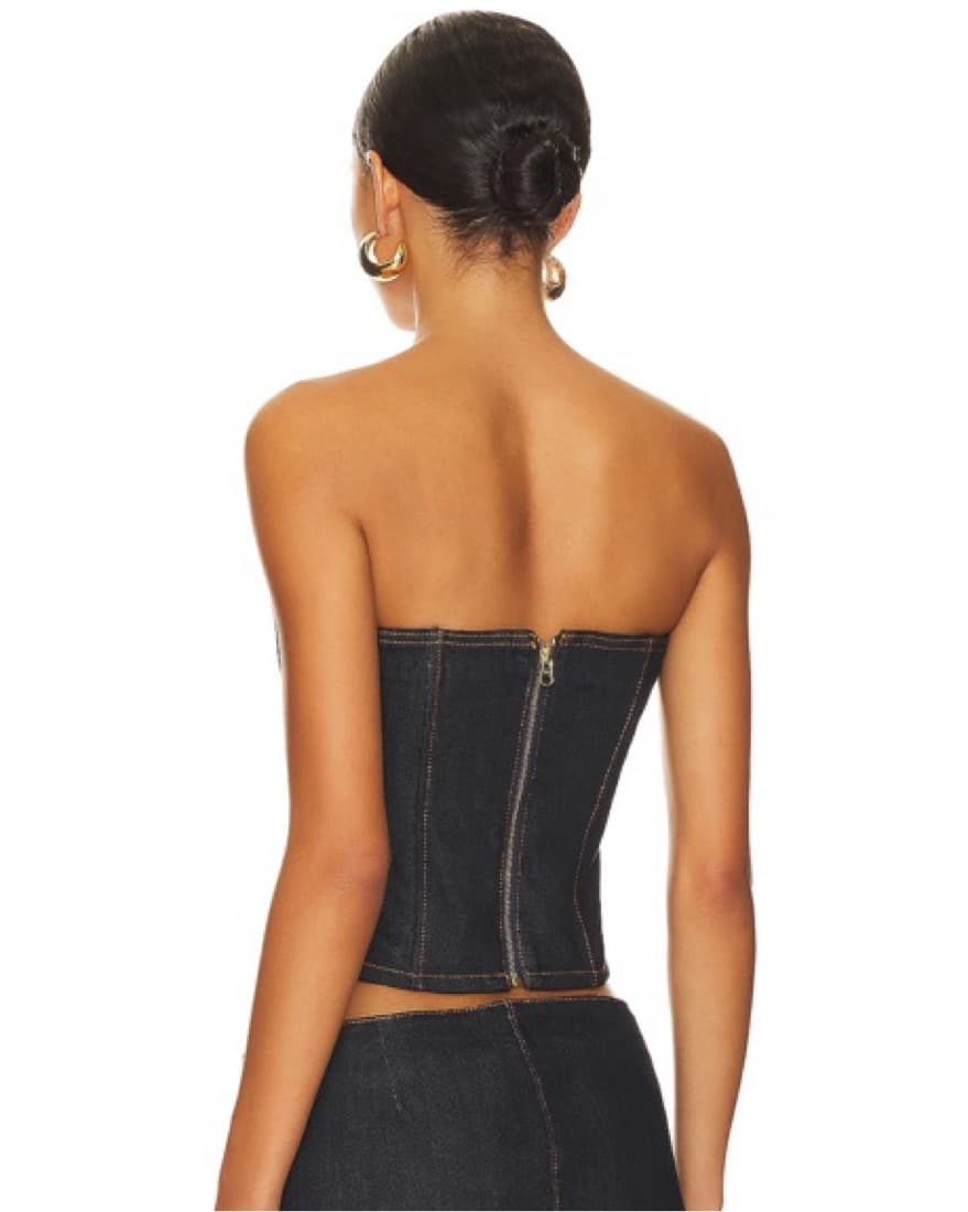 Retrofete Denim Corset - Image 2