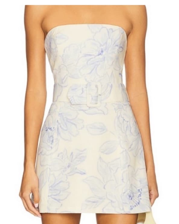 Amanda Uprichard Fae Dress in Somerest - Image 1