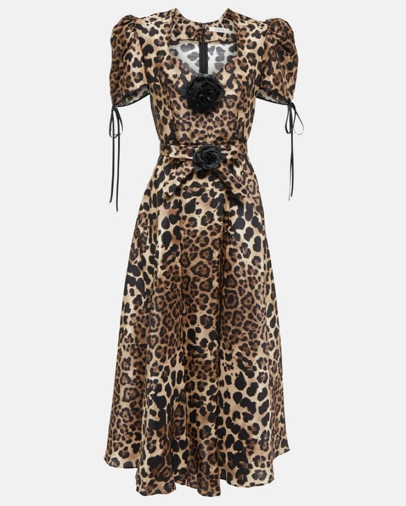 Rodarte Leopard Silk Dress  - Image 3