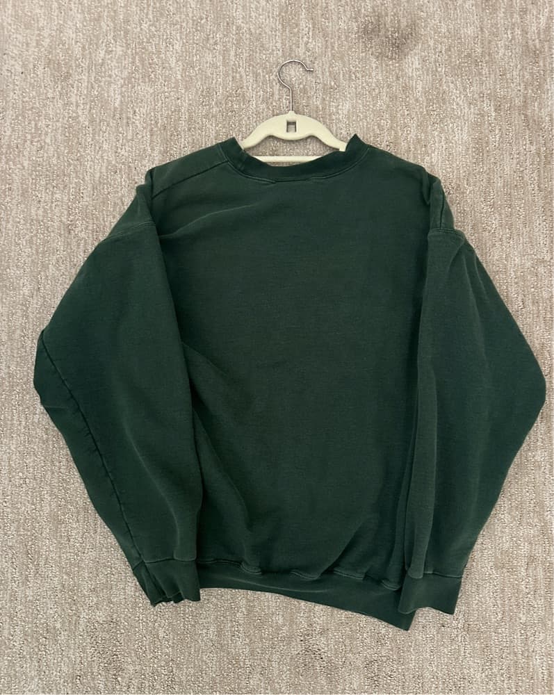 Stoked forest green oversized crewneck  - Image 2