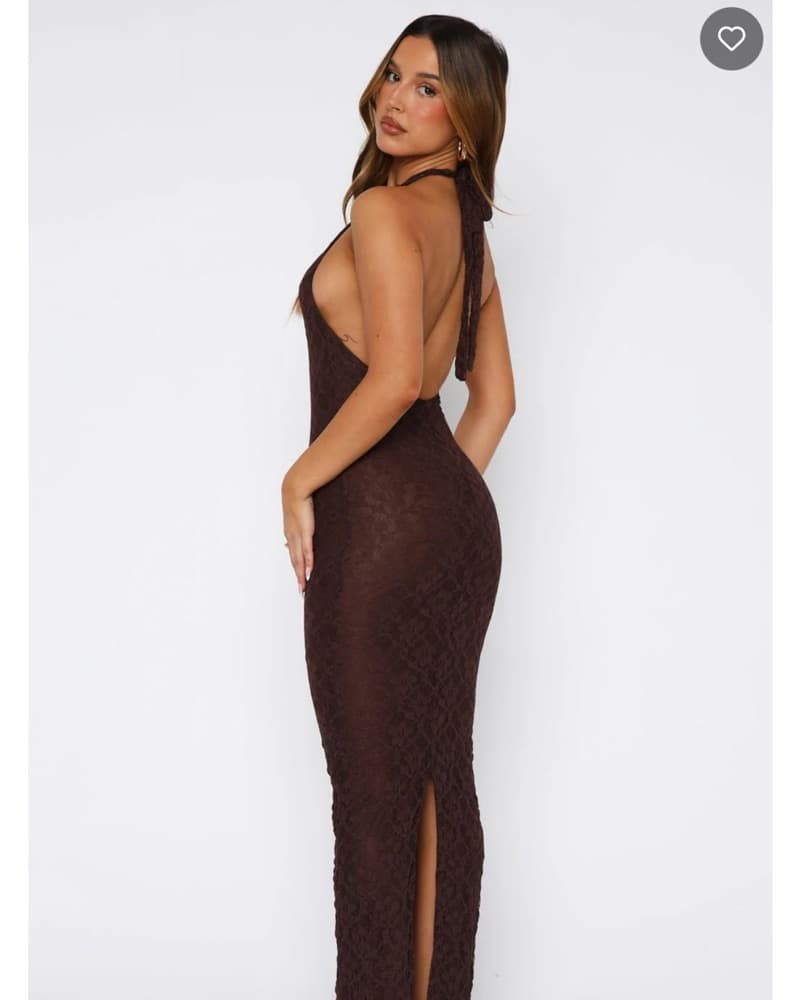 White Fox Centre Of Attention Maxi Dress - Image 3