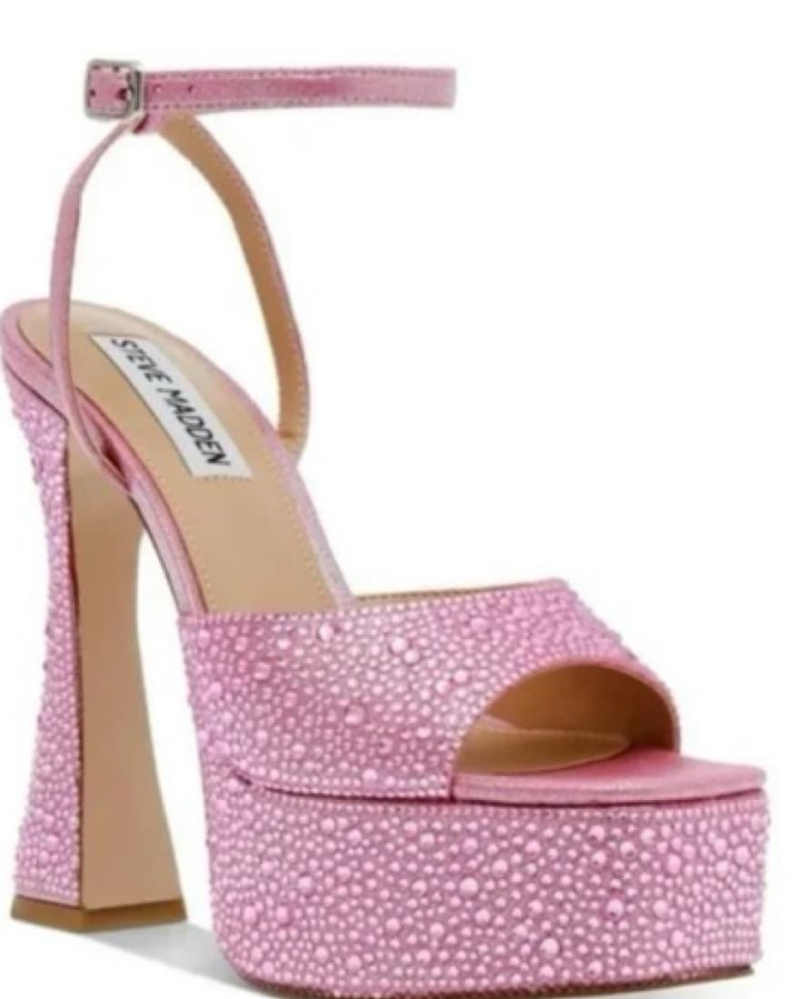 Steve madden platform rhinestone - Image 1