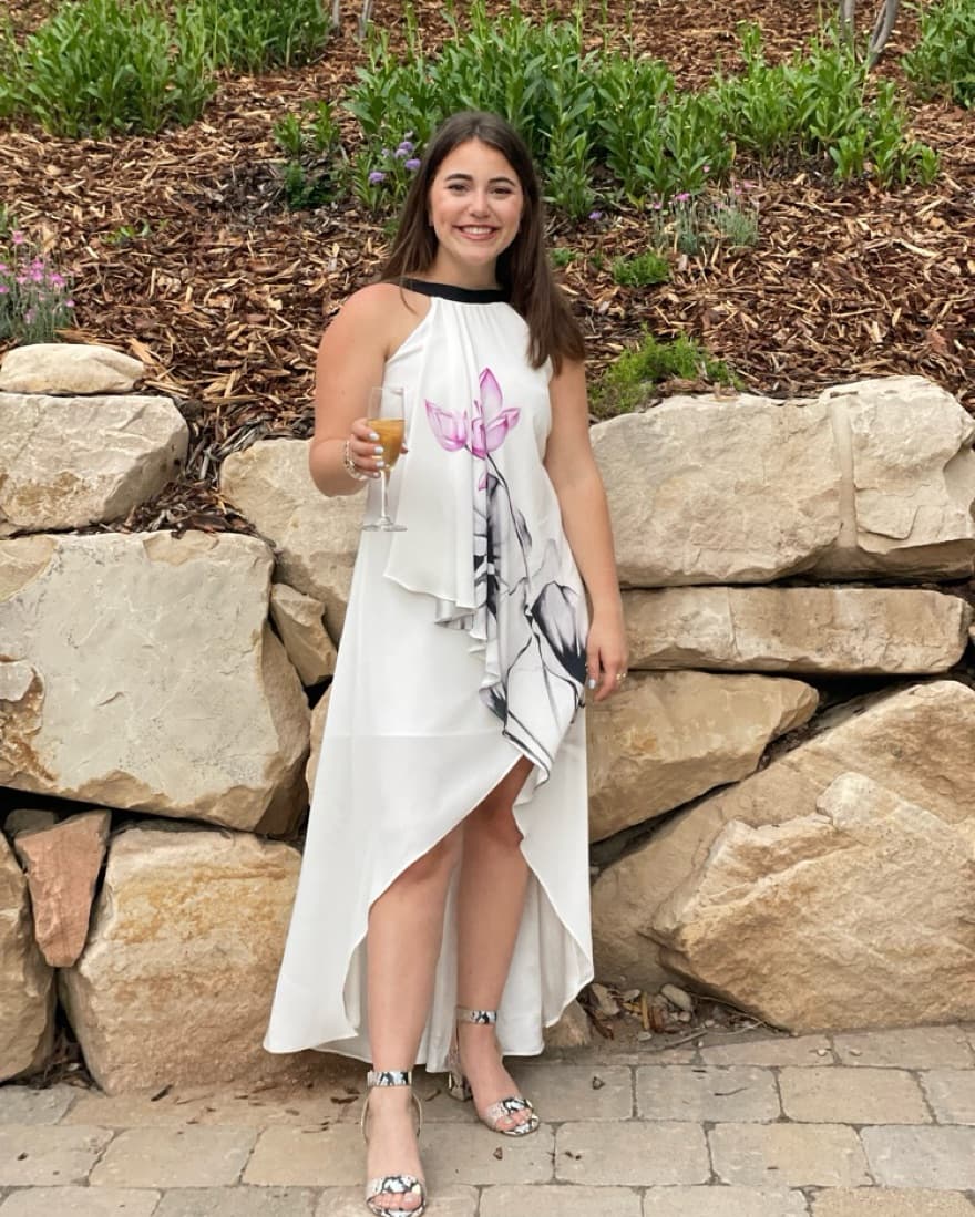 Elegant Floral Dress - Image 1