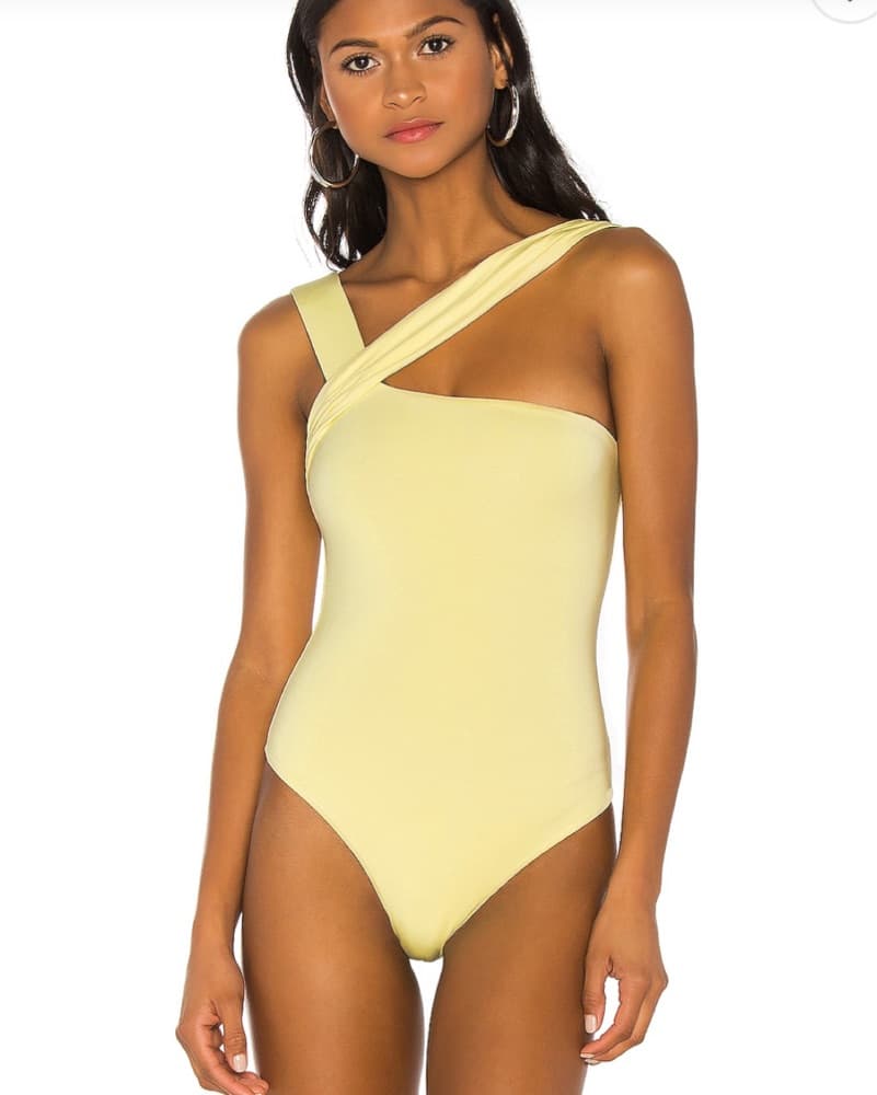 Revolve Halsey Bodysuit In Butter Yellow - Image 2