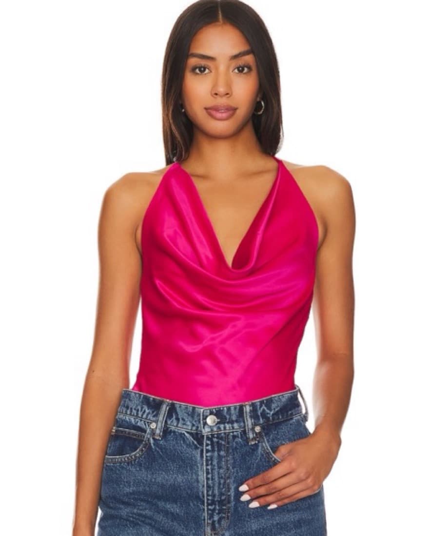 Vibrant Pink Halter Top - Image 1
