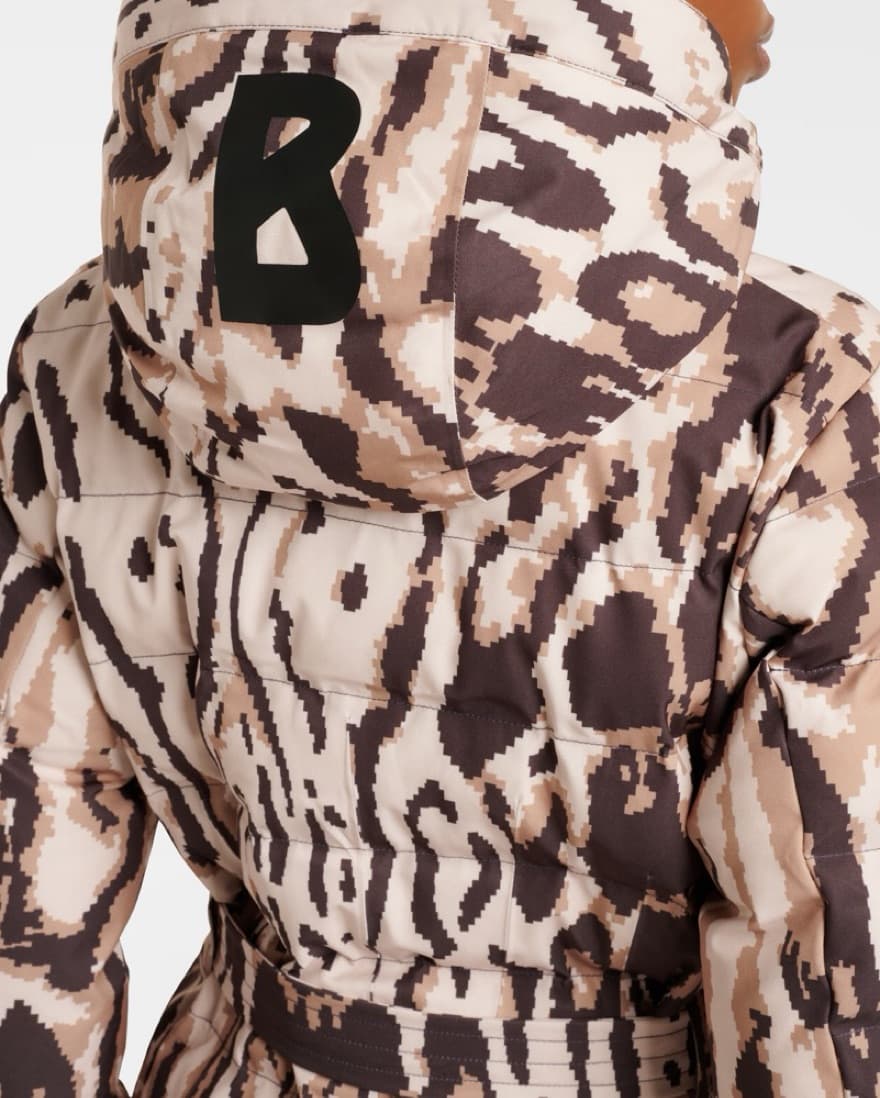 Bogner Ellya leopard belted Ski Jacket  - Image 2