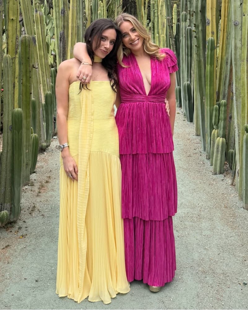 Sabina Musayev Hot Pink Formal Gown - Image 2